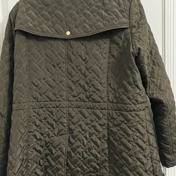 Cole Haan Women's Utility Jacket - Dark Green - Picture 5 of 7